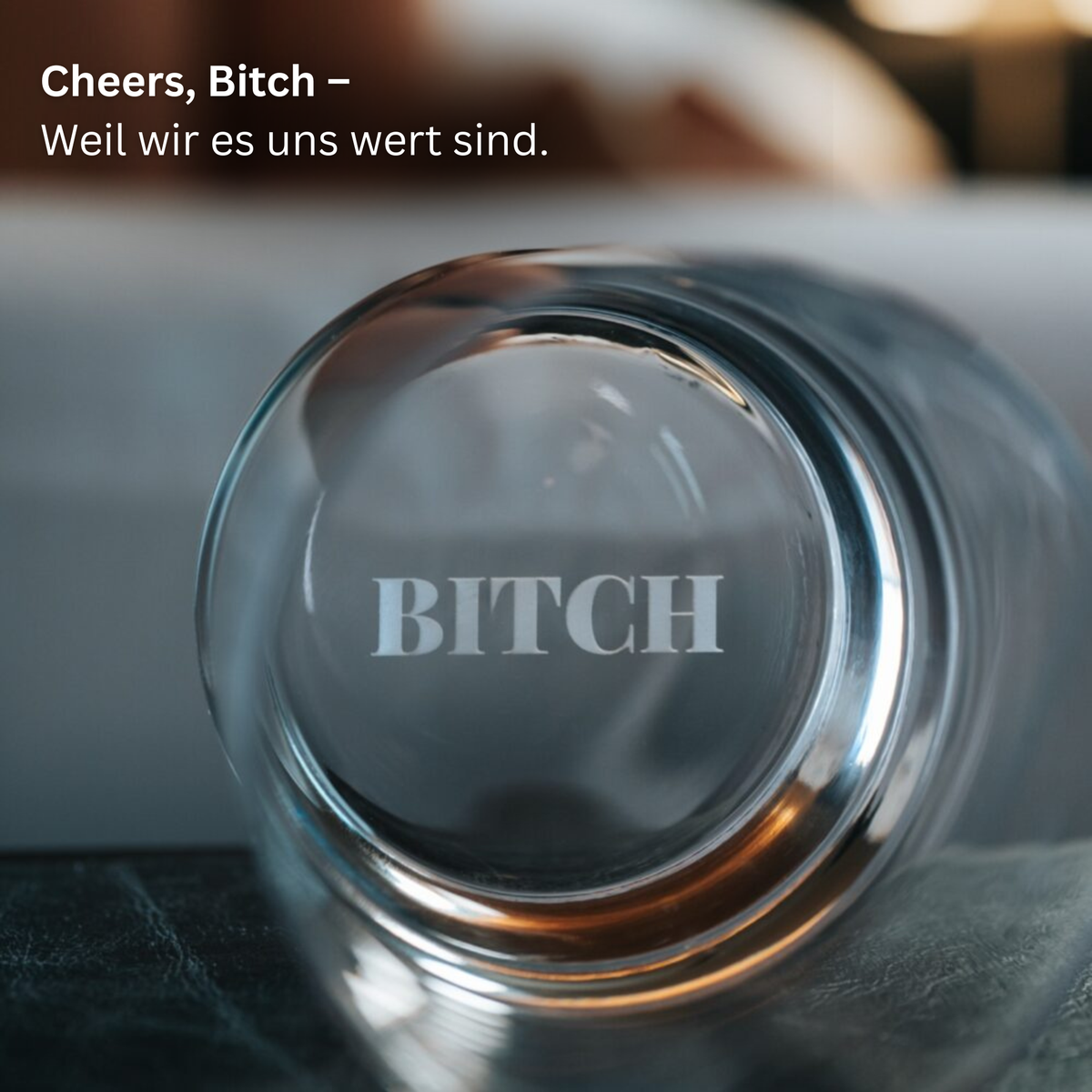 Casa Vivida Glas "Bitch"