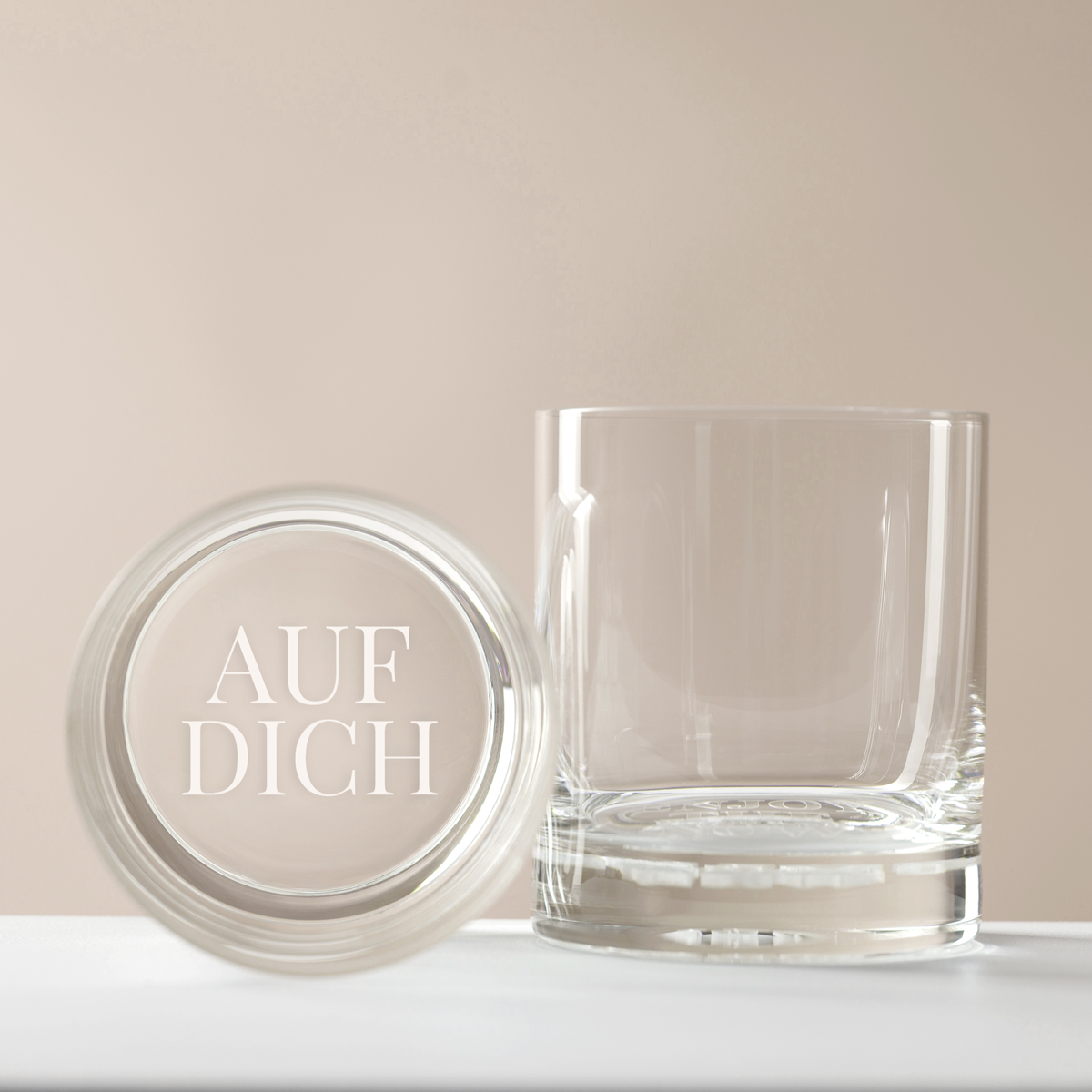Casa Vivida Glas "AUF DICH" – Produktbild