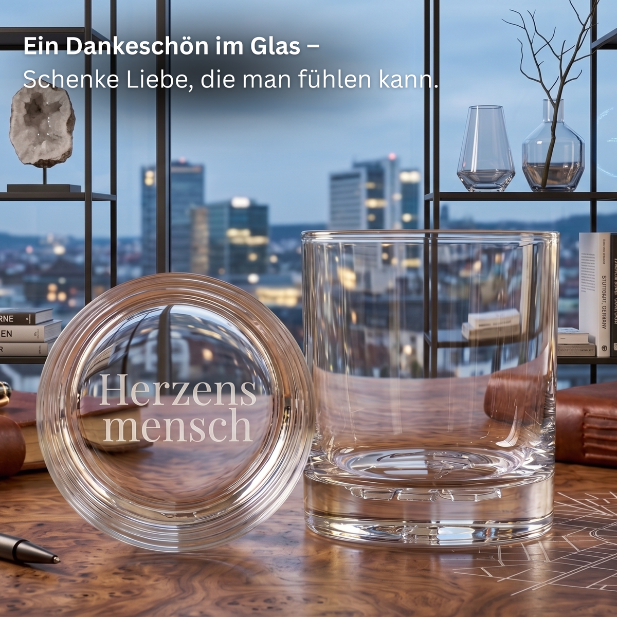 Casa Vivida Glas "Herzensmensch"